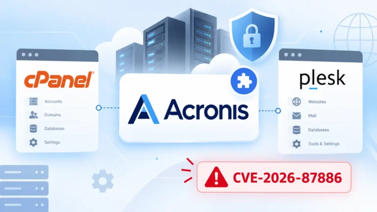 Acronis Plugin Vulnerability in cPanel and Plesk Exploited in the Wild