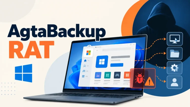 AgtaBackup RAT Uses Fake Microsoft Store Pages and RMM Tools to Hijack Windows Systems