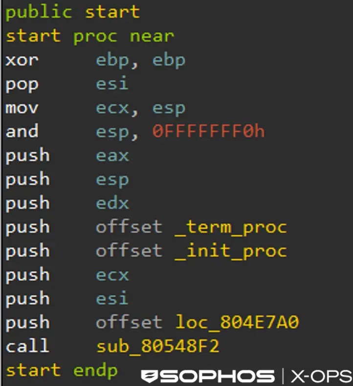 Atypical_startroutinefromastrippedSource-Sophos