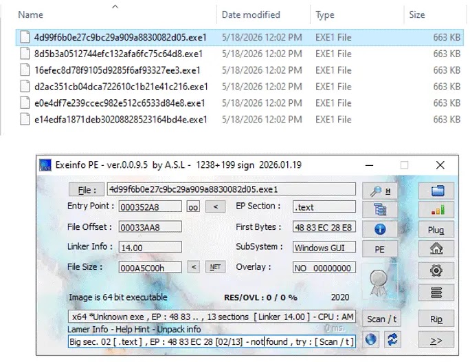 CapturedsamplesandanalysisinaPEtoolSource-Fortinet