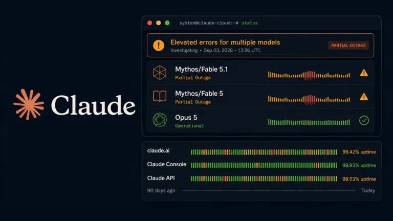 Claude AI Faces Outage Impacting Mythos 5.1, Fable 5.1, and Opus 5