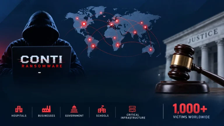 Conti Ransomware Hacker Sentenced After Group Attacked Over 1,000 Victims Worldwide