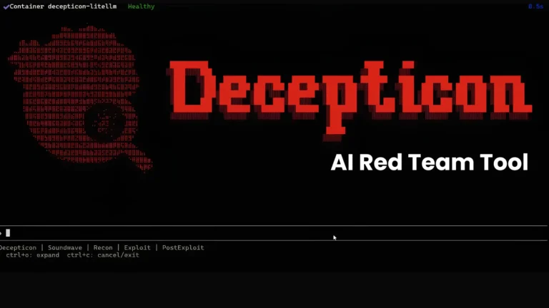 Decepticon – Autonomous Red Team Agent that Integrates Claude and Codes