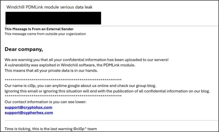 ExtortionemailsenttoemployeesacrossthevictimorganizationSource-Ransom-ISAC