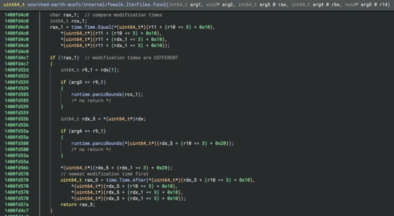 FileiterationlogicwiththemostrecentlymodifiedfilesdisplayedfirstSource-ThreatDown