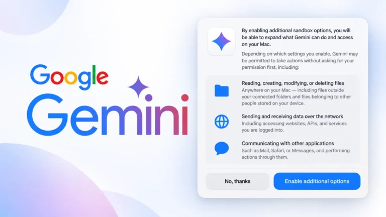 Google Gemini Will Soon Get Full Access Permission to Use Your Computer