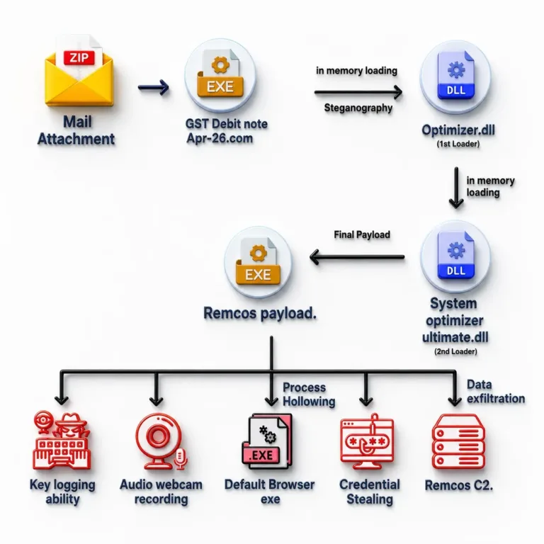 KillchainofRemcosRATSource-K7SecurityLabs