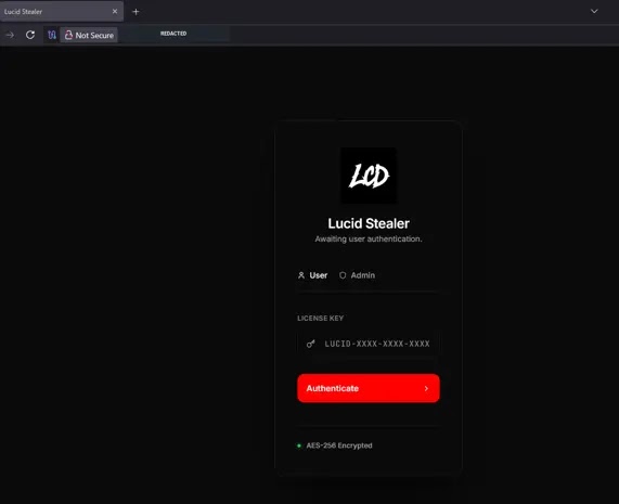 LucidStealerwebauthenticationpanelSource-Foresiet