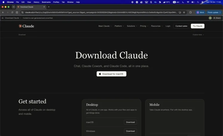 MALICIOUSthefakeDownloadClaudepagehostedasaclaudeaiArtifactSource-GenDigital