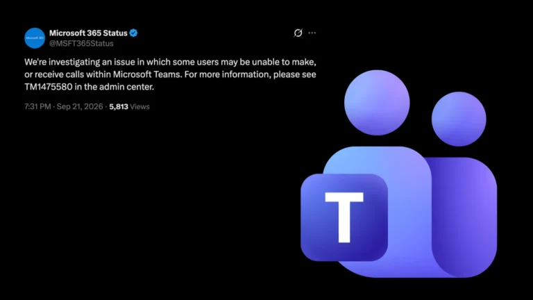 Microsoft Investigating Teams Calling Issue Blocking Users From Making or Receiving Calls