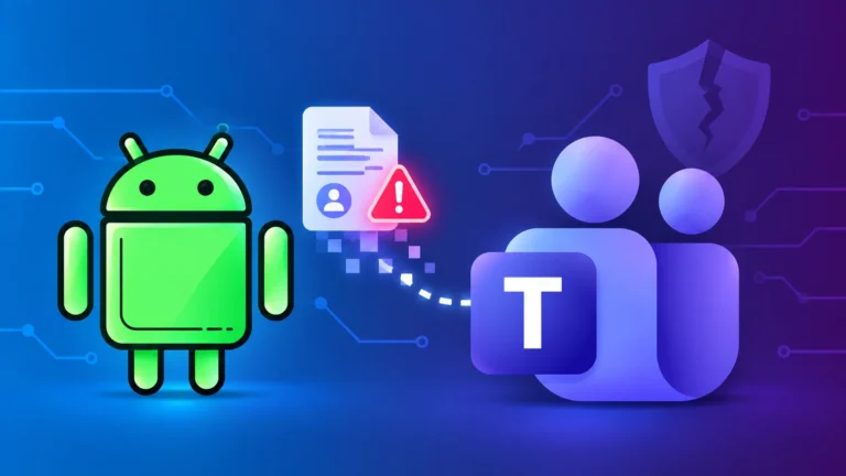 Microsoft Teams for Android Vulnerability Exposes Sensitive Information