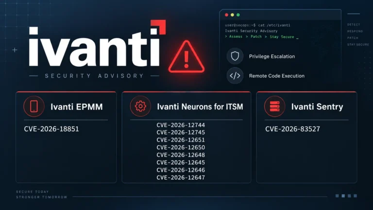 Ivanti EPMM, Neurons and Sentry Vulnerabilities Enable Privilege Escalation and RCE Attacks