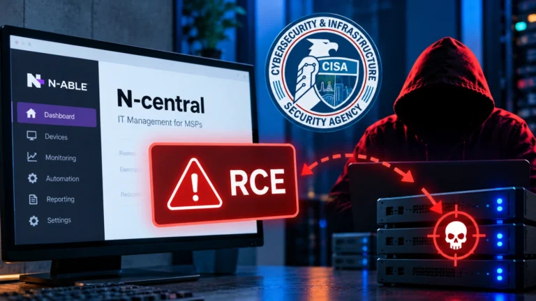 CISA Warns of N-able N-central RCE Vulnerability Exploited in the Wild
