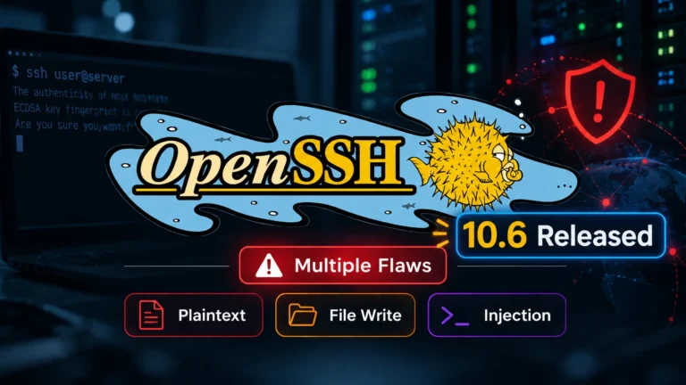 Multiple OpenSSH Vulnerabilities Could Enable Plaintext Recovery, File Write and Injection Attacks
