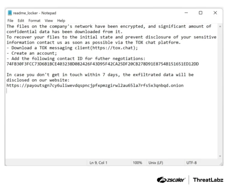 PayoutsKingransomwarenoteSource-Zscaler