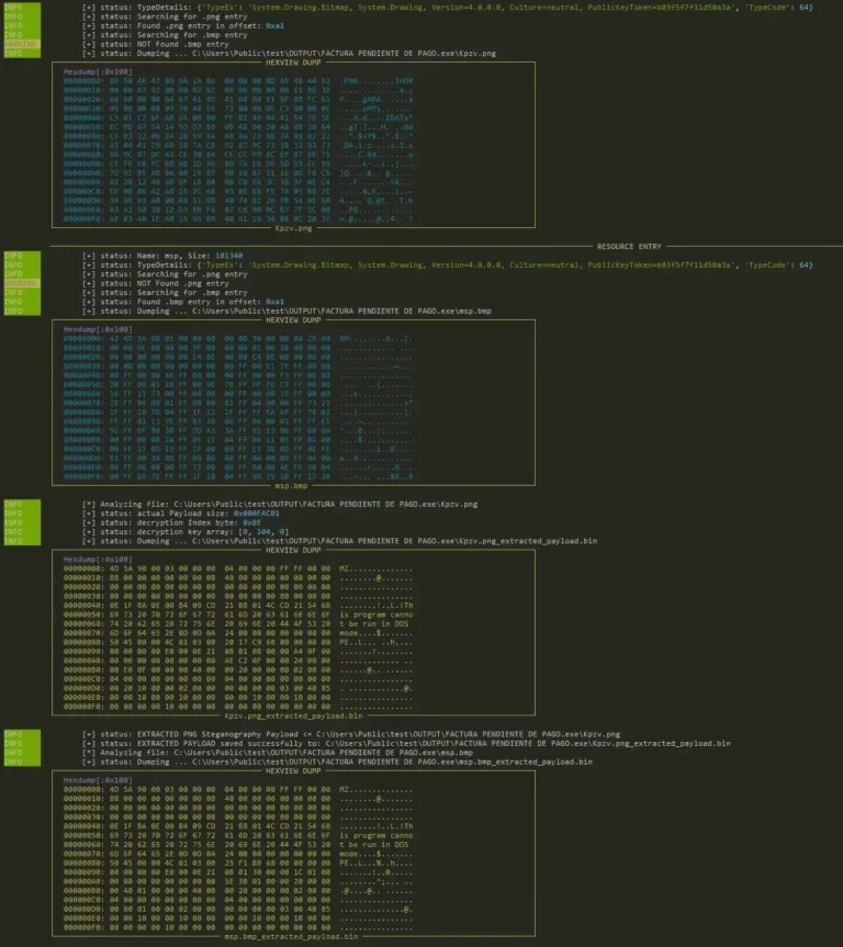 PhantomStealerSteganographyLoaderExtractionSource-Splunk