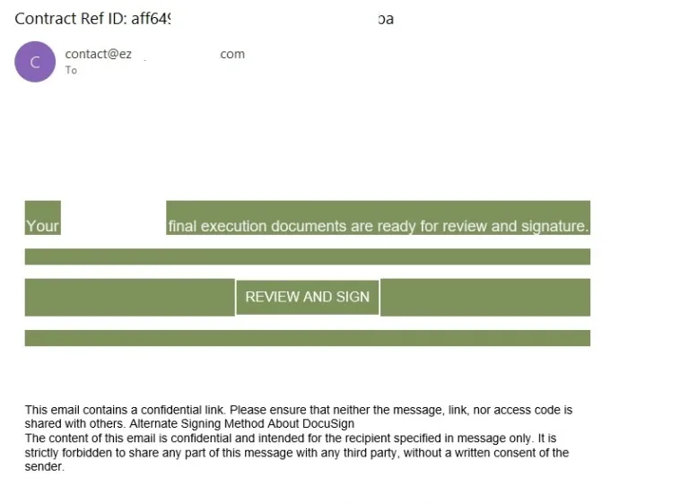 PhishingemailimitatingaDocusignnotificationSource-Securelist