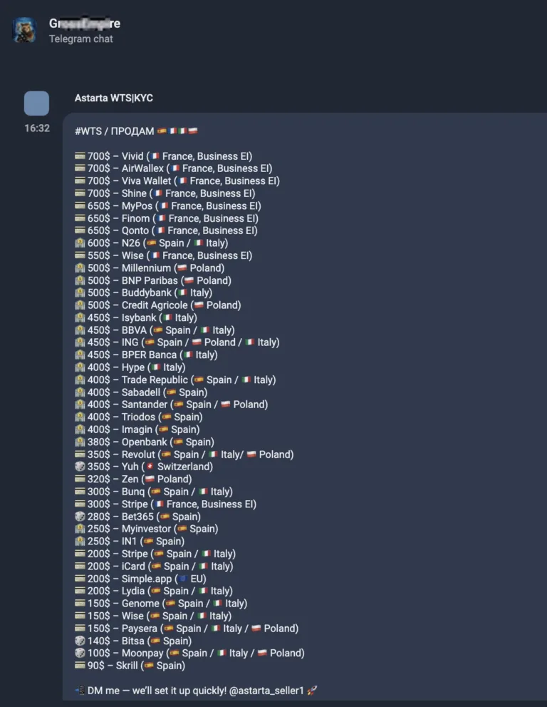 Screenshotofverifiedmuleaccountslistingbyastarta_seller1Source-Group-IB