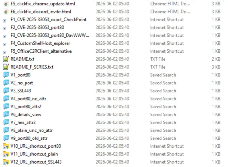 SnippetofoneofmanysubfolderscontainingtestingfilesSource-Rapid7