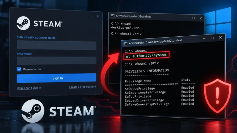 Steam Windows 0-Day Vulnerability Allows Users to Silently Escalate to Full SYSTEM Privileges