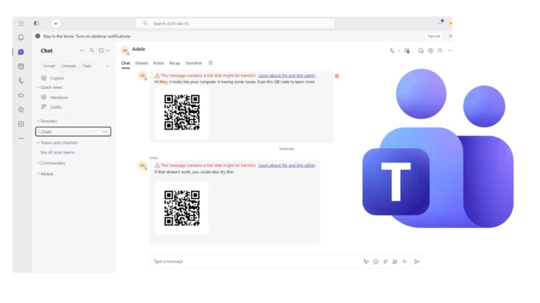 Microsoft Teams to Warn Users About Malicious Links Hidden in QR Codes