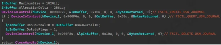 USNjournalbeingclearedusingIOCTLcontrolsSource-Securelist