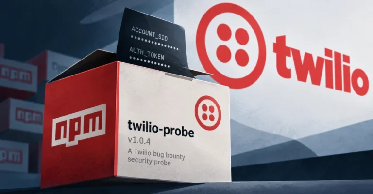 Malicious npm Package Poses as Twilio Bug-Bounty Probe, Can Exfiltrate Credentials