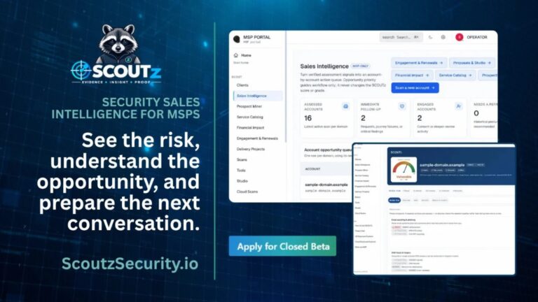 SCOUTz Prospect Intelligence Platform Launches for MSPs with 30-Day Beta